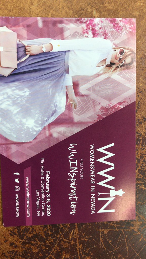 Please join us @WWIN feb 3 to feb 6.  Booth#747 for spring 2020. One of our best collections yet. See you there