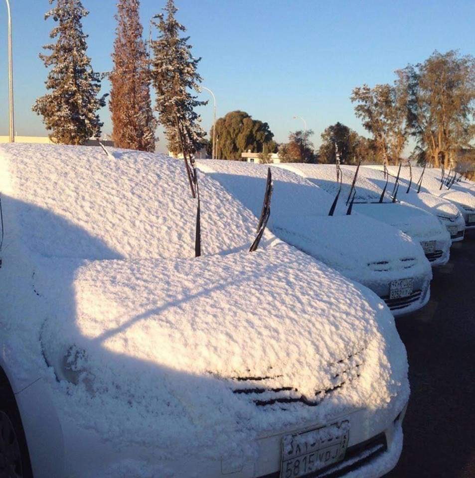 AzAlRajhi's tweet photo. Northern Part of #SaudiArabia covered in #Snow
#SaudiSnow
#SnowMan
#snowday https://t.co/tvhSWnQSTS