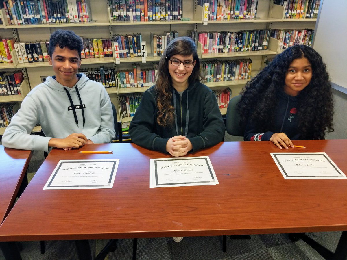 MPS_Illing's tweet photo. Congratulations to the finalists who competed in the school-wide Geography Bee.  The winners were :
3rd Milagros Darko
2nd Evan Austin
1st  Merae Gentile
Merae will move on in the competition and hopefully compete in the State competition at CCSU in the spring. @mpspride https://t.co/E8gE7DdpQX