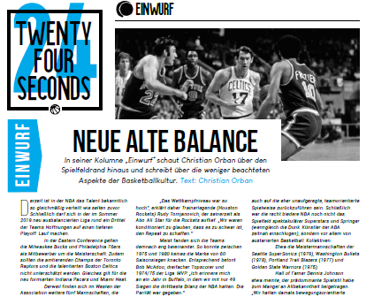 ein_wurf's tweet image. #FIVEfriday, Freunde der gedruckten Worte!

In #165 des @FIVEmag habe ich im "Einwurf" über die Old Balance der NBA geschrieben sowie Furkan Korkmaz und George Hill je einen 1Pager spendiert. 👇🏼👇🏼