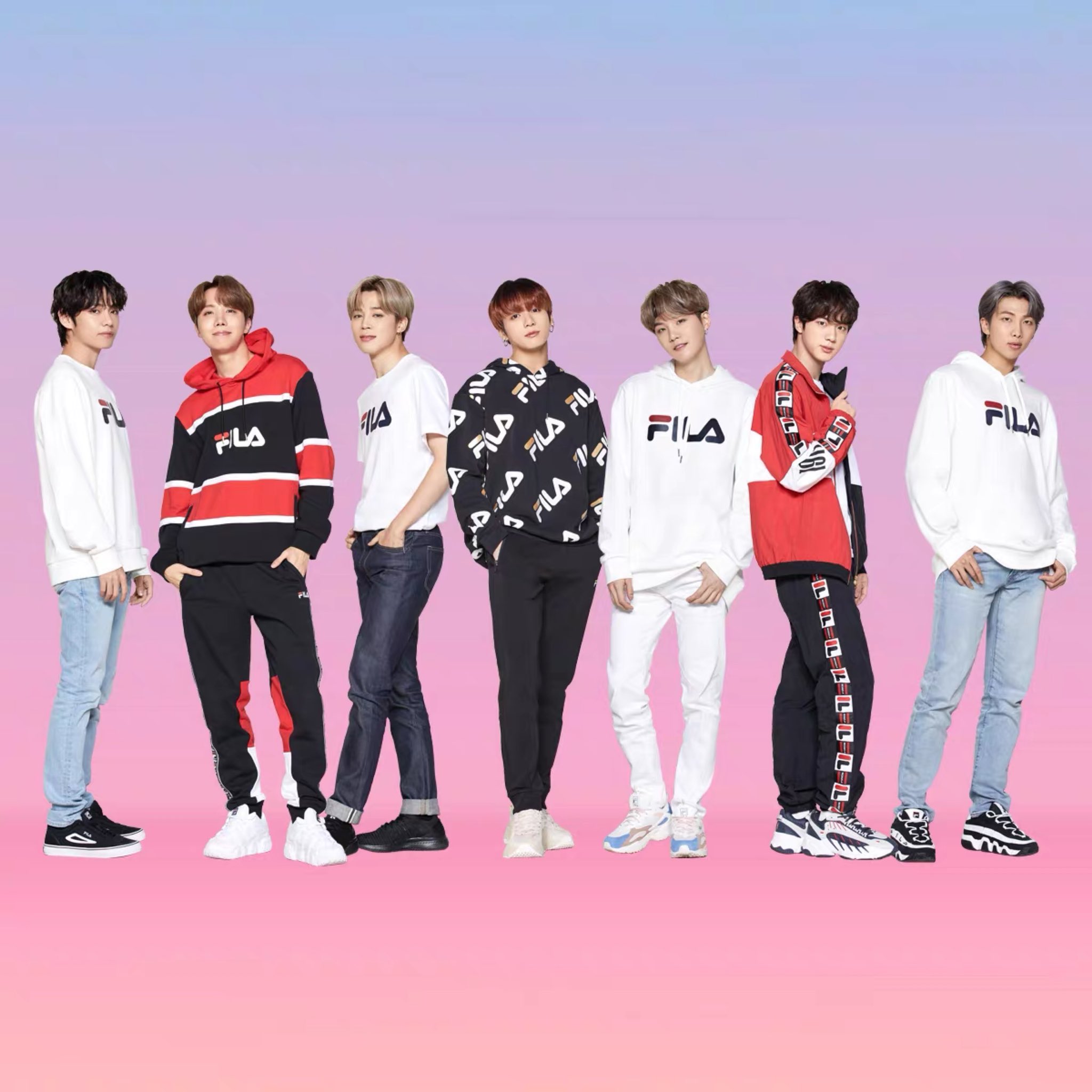 Picture Bts X Fila