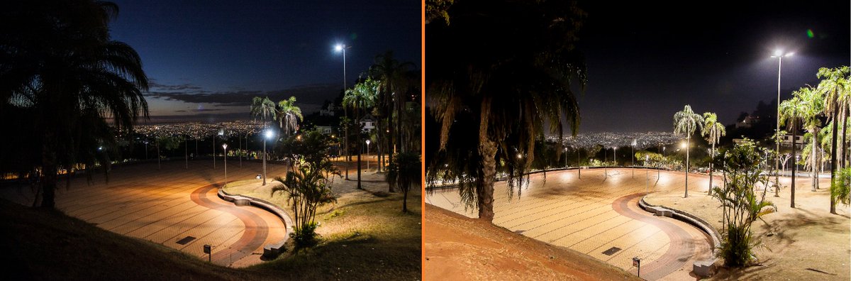 BHIPOficial's tweet photo. Antes x Depois
A Praça do Papa recebeu um sistema de iluminação reformulado com intuito de valorizar ainda mais sua beleza e relevância histórica. Gostaram?

#BHIP #CidadeIluminada #Propósito https://t.co/d6zquGZU4Q