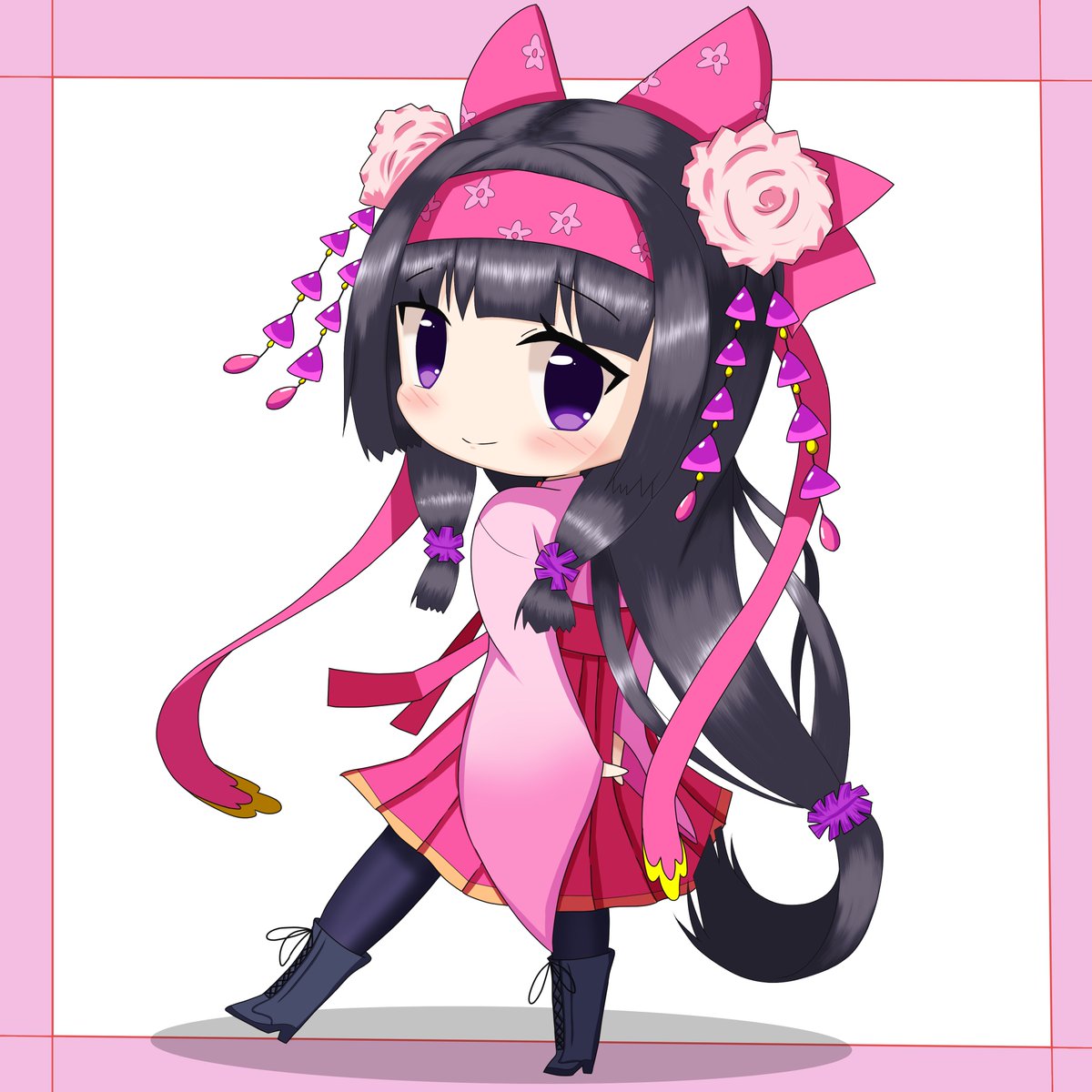 Euphorbia シャクヤクちゃん描いてみました 花騎士 フラワーナイトガール フラワーナイトガールイラスト