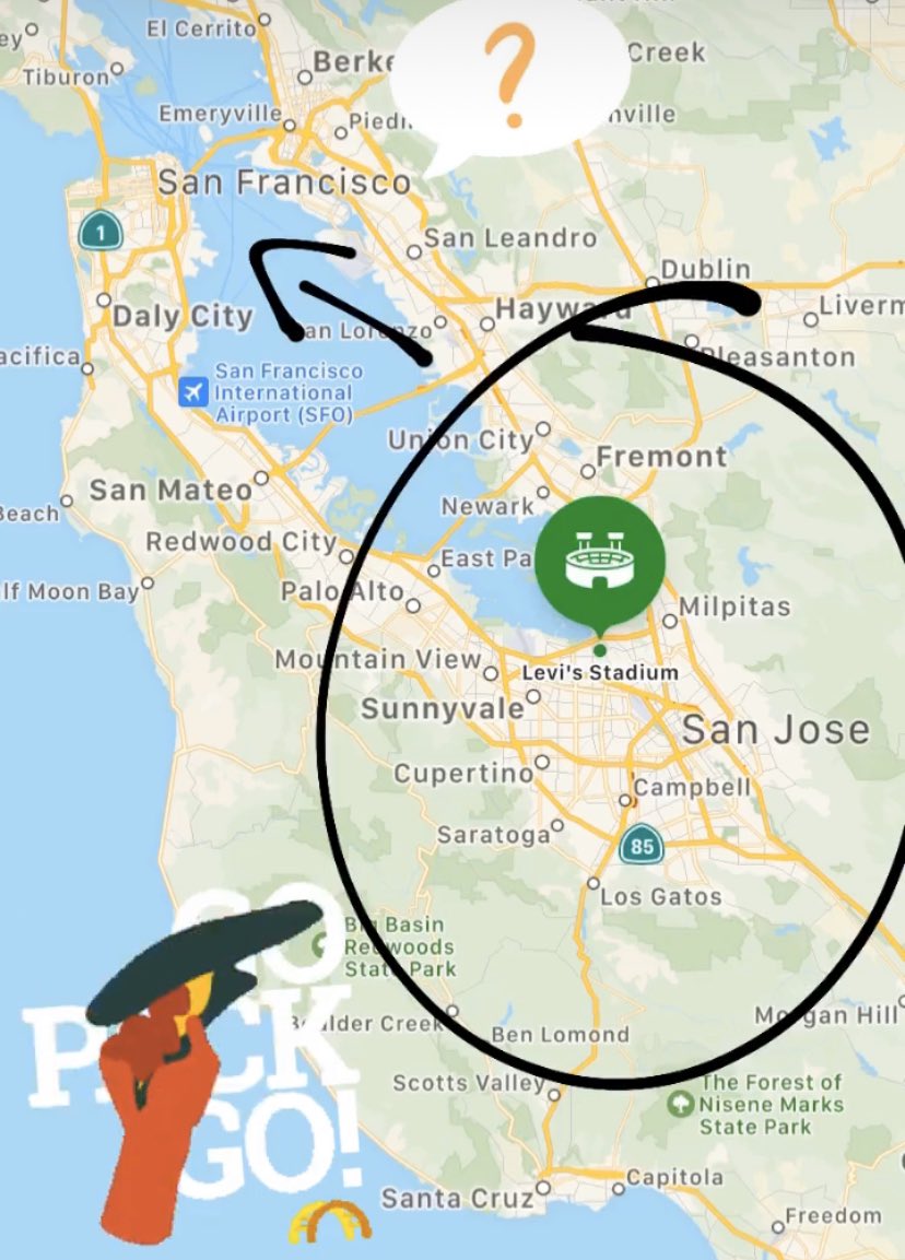 wiscomix's tweet photo. Stop calling them the San Francisco @49ers... they play in San Jose!!!! #GoPackGo https://t.co/XFA4ZPjJsQ