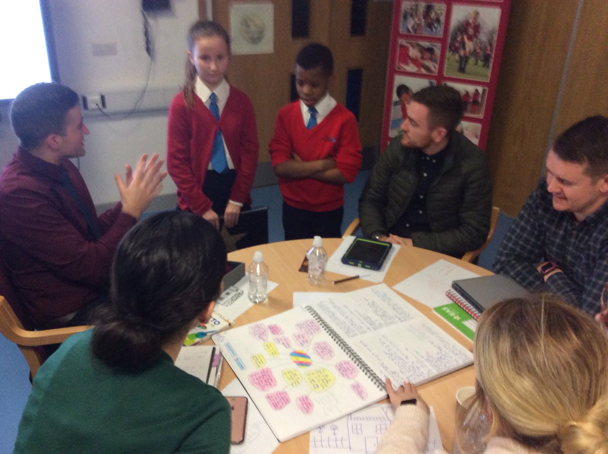 gupslearning's tweet photo. The NQTs are having a great day listening to The Pupil Leadership Team talking about metacognition #GUPSShine @GlanUskPS https://t.co/tuUrW4ZM9a