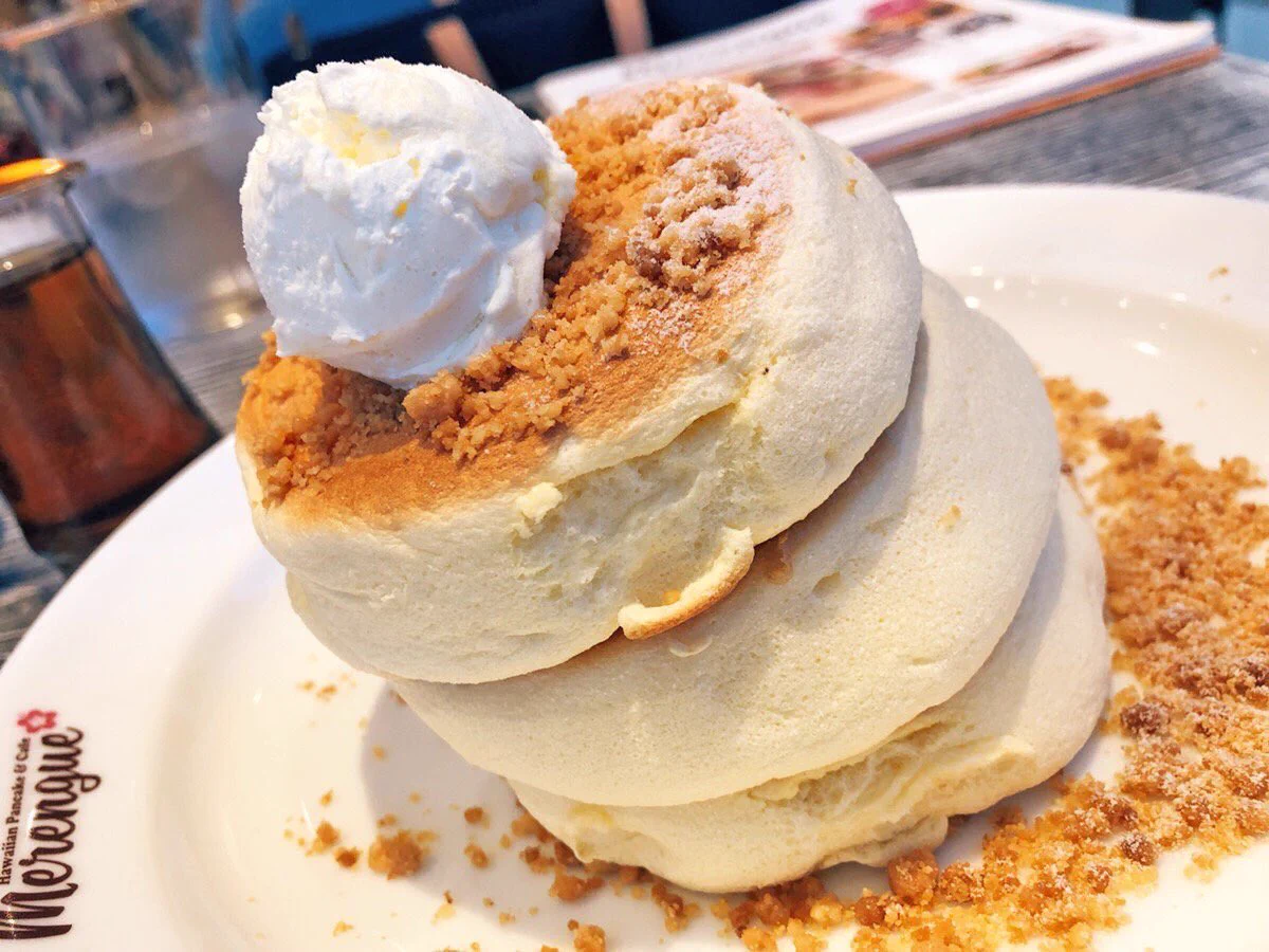 みなとみらいにあるメレンゲふわっふわなパンケーキが夢の塊のよう