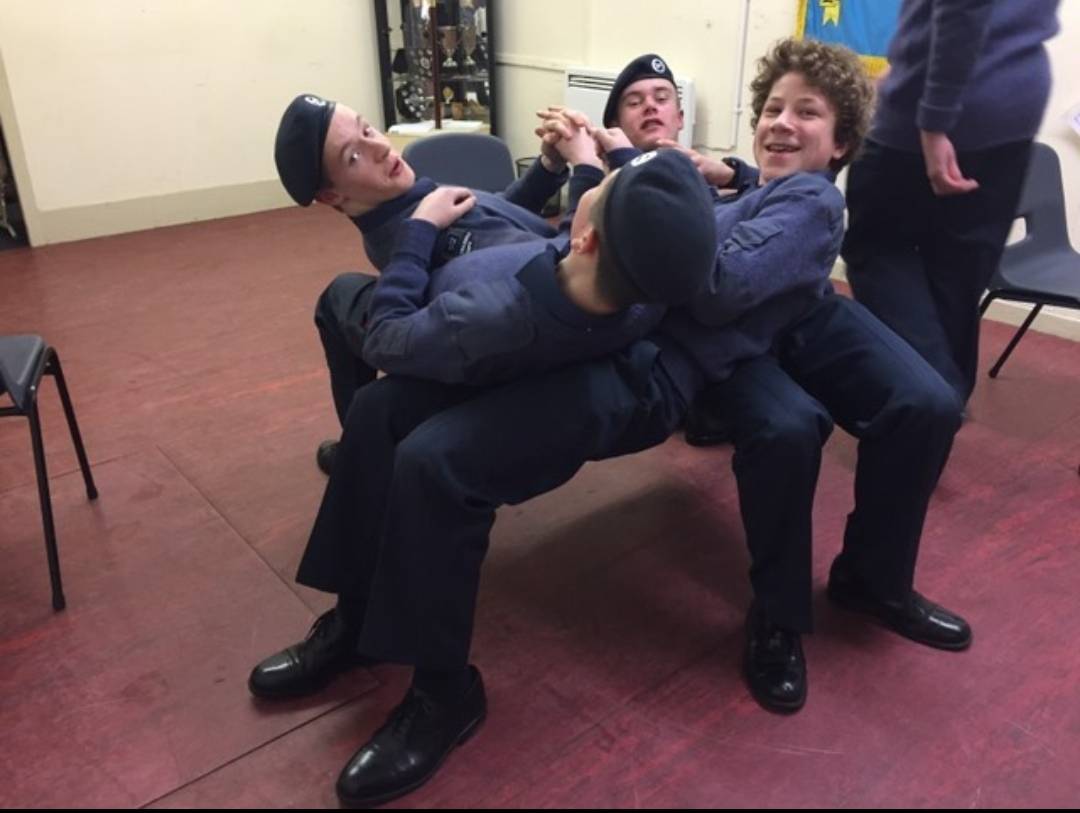 One top of classes, fieldcraft, specialist badges we also like to show the importance of placing trust in your team.

#whatwedo #aircadets #noordinaryhobby #joinus