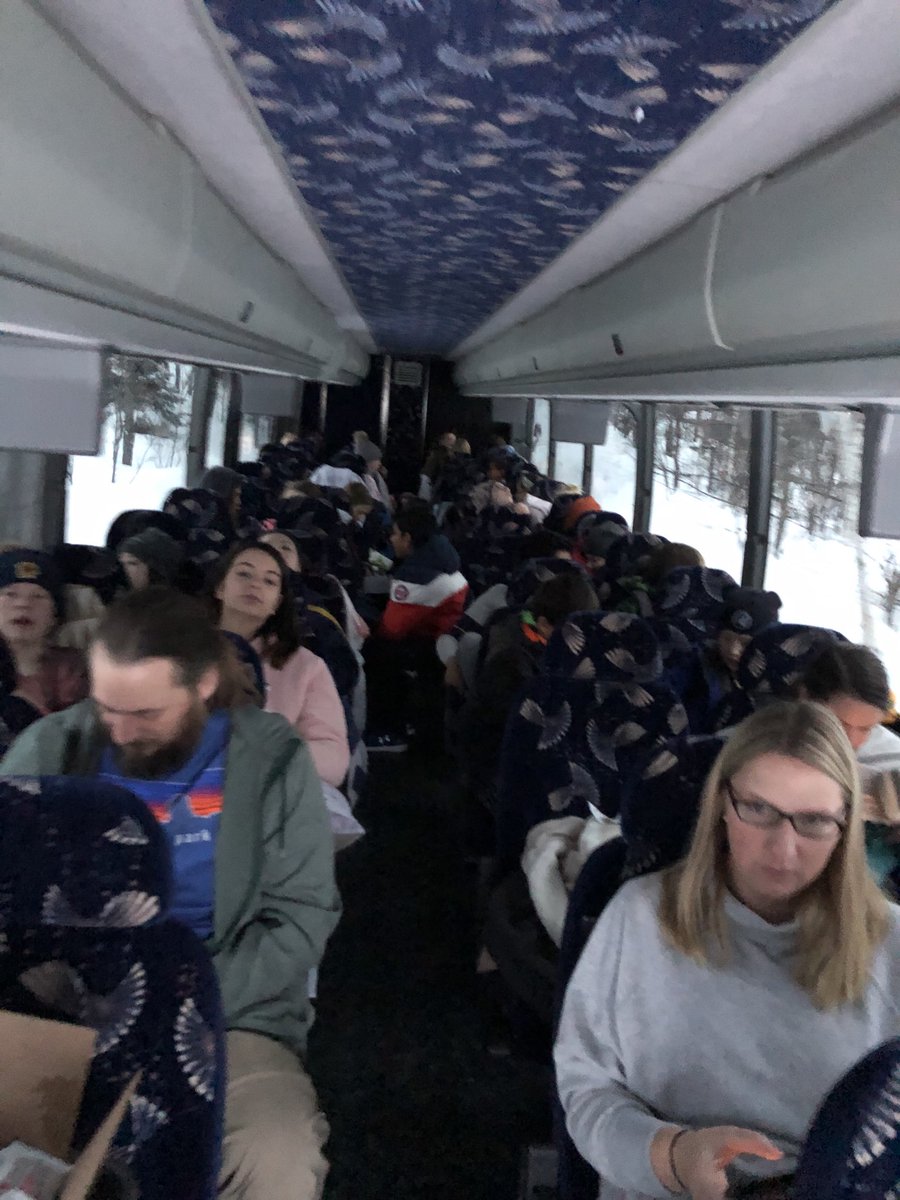 WEMSWolfRidge's tweet photo. Bus 1 has left the building. https://t.co/BFseZu1PeM