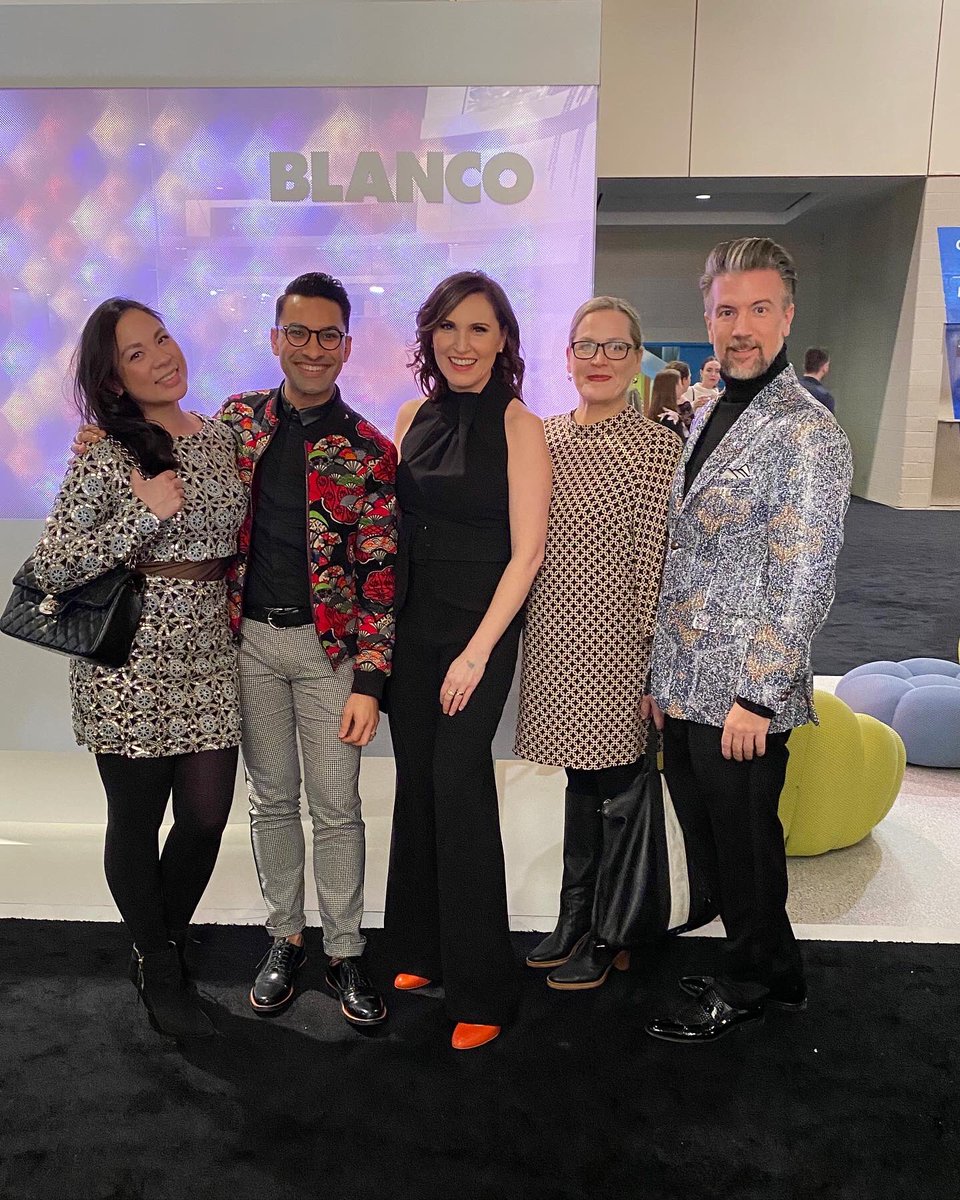 AlyVelji's tweet photo. Big thanks to @BlancoCanada  @IDSToronto for an incredible party last night! Always so lovely to get to catch up with our fave design friends. https://t.co/kVRgeJIpAb