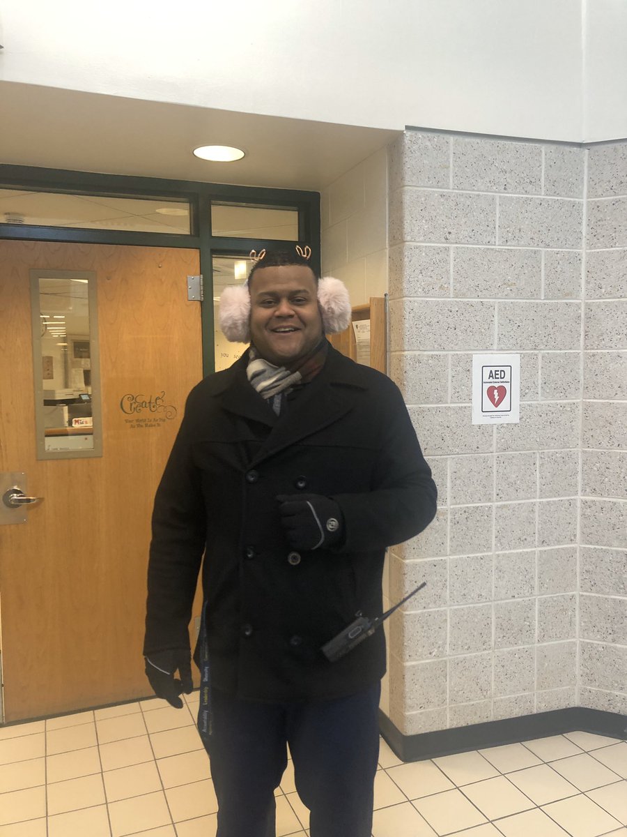 Mr. Allen is ready for <a href="/brewsterschools/">Brewster Central School District</a> <a href="/Brewsterisms/">Brewster ISMS PTA</a> morning arrival!!!