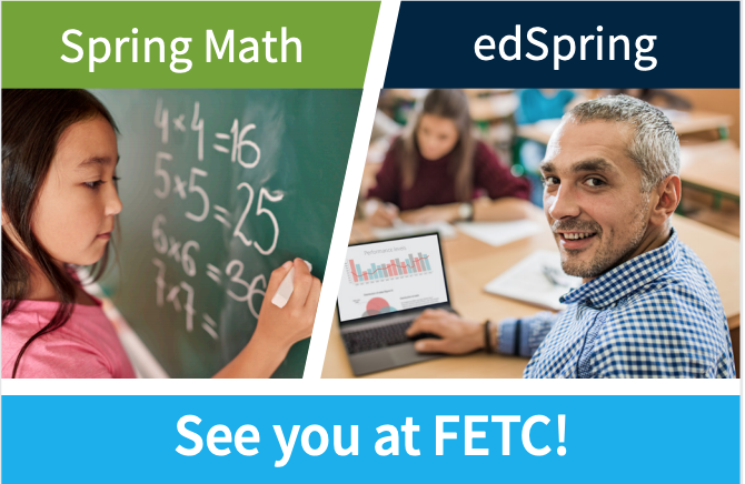 sourcewelltech's tweet photo. Come visit us at #FETC! We will be sharing product demos of @springmathk8 and #edSpring throughout the conference at booth 4901 #sourcewelltechnologyadvantage https://t.co/F1L9petFHV