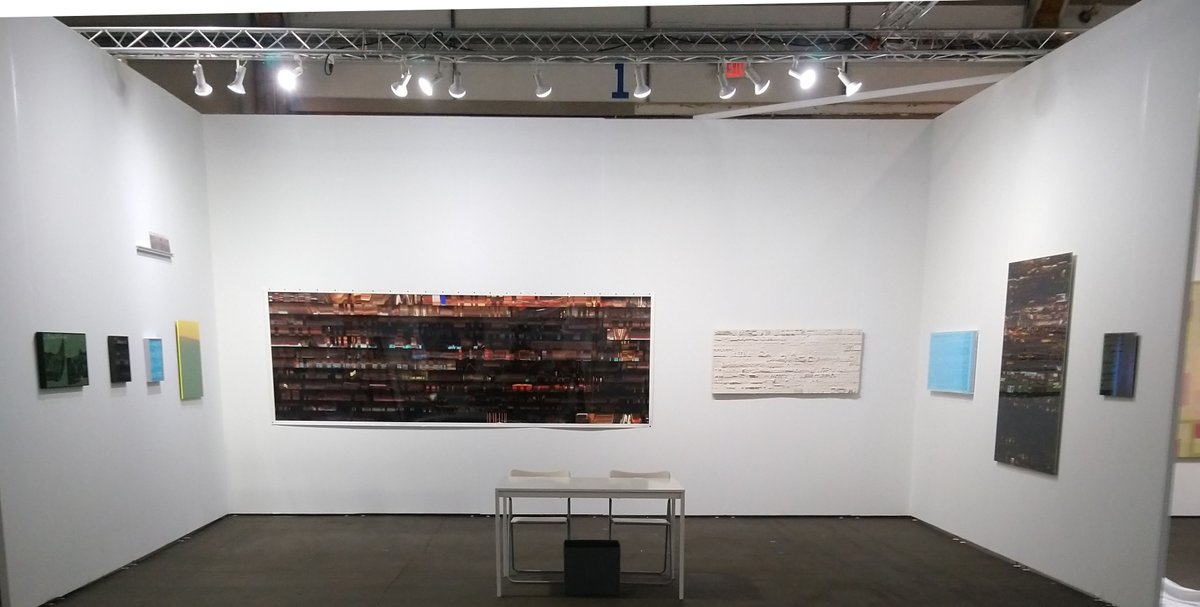 FiumanoClase's tweet image. Opening to the public in six hours. Sam Burord&apos;s new body of very well received during the preview. Francesca Fiumano looks forward to welcoming all visitors today, Saturday and Sunday. 

#untitledart #sanfrancisco #samburford #starwars #gesmonite