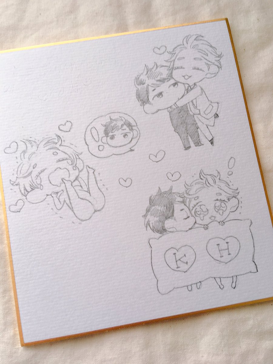 色紙描いてます〜🐣🐣🐣 