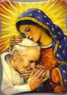 Charo72989100's tweet photo. "María es la madre, que con paciencia y ternura, nos lleva a Dios, para que desate los nudos de nuestra alma."
(San Juán Pablo II) https://t.co/aQ64woC3dN