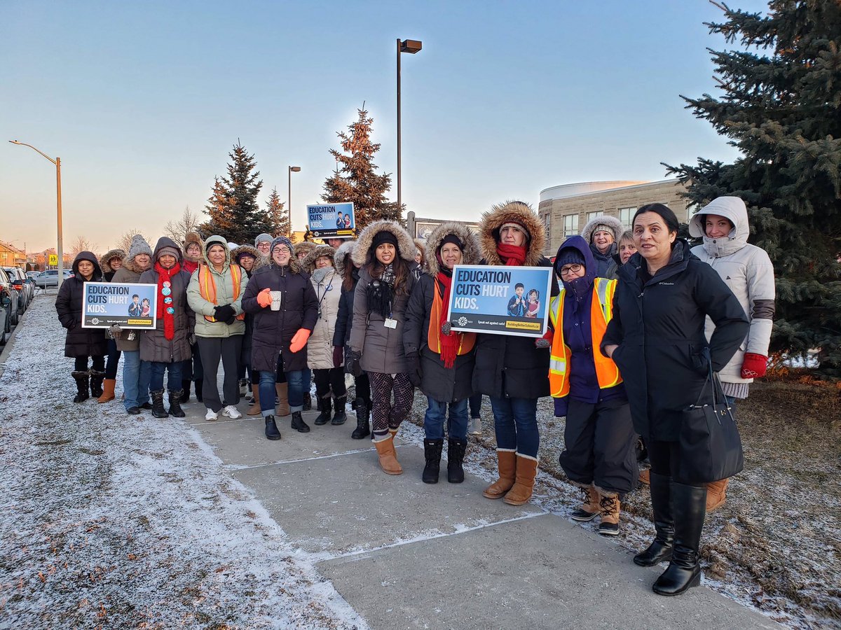 -20 is not going to stop us for standing up for our students! #ETFO #ETFOStrong #cutshurtkids #handsoffFDK