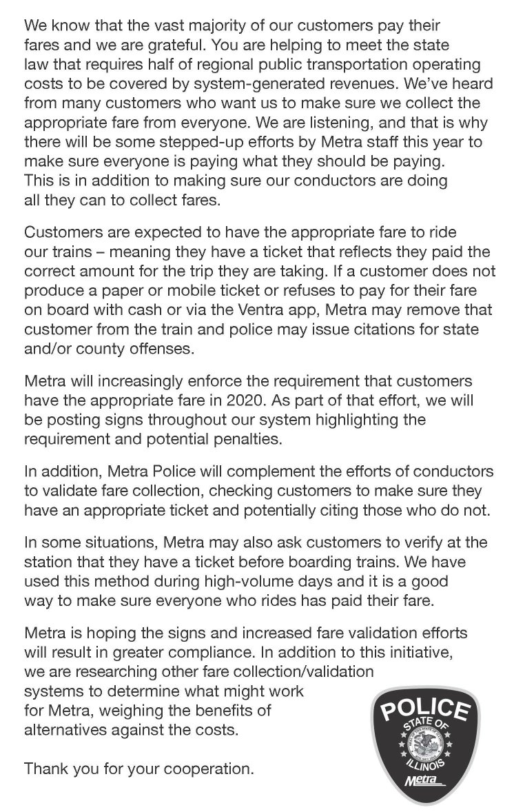 Metra tweet media