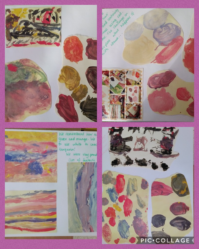 navigationEYFS's tweet photo. Our skills this week have built on our colour mixing from last week. We have used white and black to tone and shade. Our final challenge was to create our own Kandinsky Circles using all the skills we had learnt over the 2 weeks. We did an amazing job! https://t.co/jsVJYZtehs