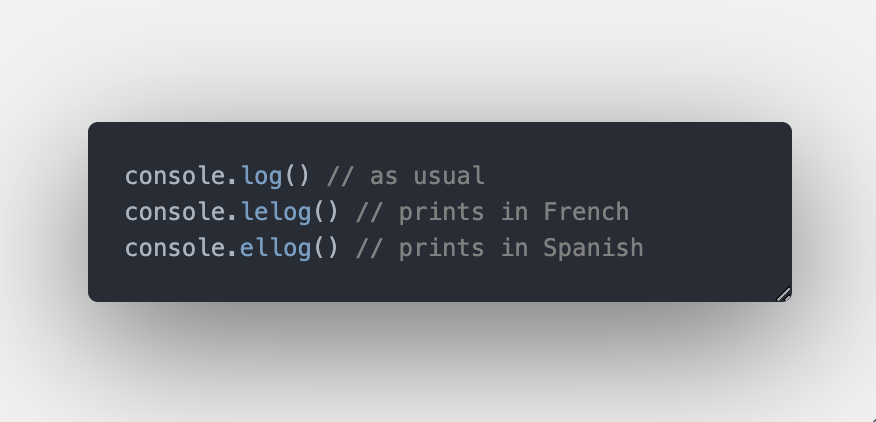 Made a few typos today and so I'd officially like to request these added to the ECMAscript spec: