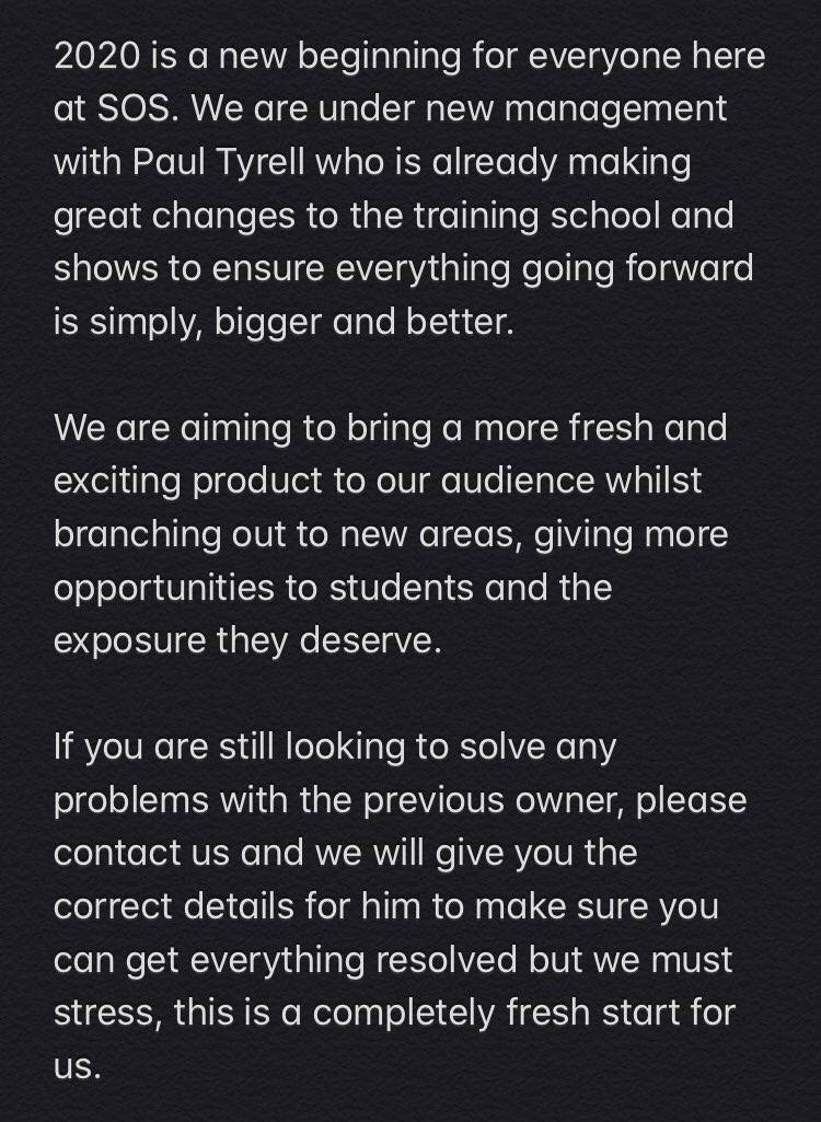 SOS_Wrestling's tweet photo. Statement regarding the new start for us here at SOS Wrestling.
Please show love and support as we kickstart 2020 the right way. https://t.co/g0fOT2smZC