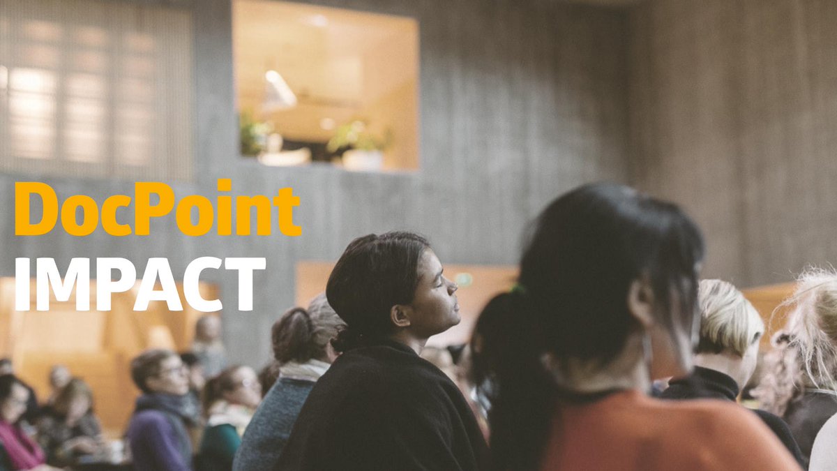 DocPointIMPACT's tweet photo. Haluatko muuttaa dokumenttielokuvallasi maailmaa? DocPoint IMPACTin hankehaku on auki elokuvantekijöille 9.2. asti. Lue lisää ja täytä hakulomake! https://t.co/9PvSNMVKb1 #DocPointIMPACT #DPIMPACT2020 @DocPointHKI https://t.co/vW9E0hmeY2