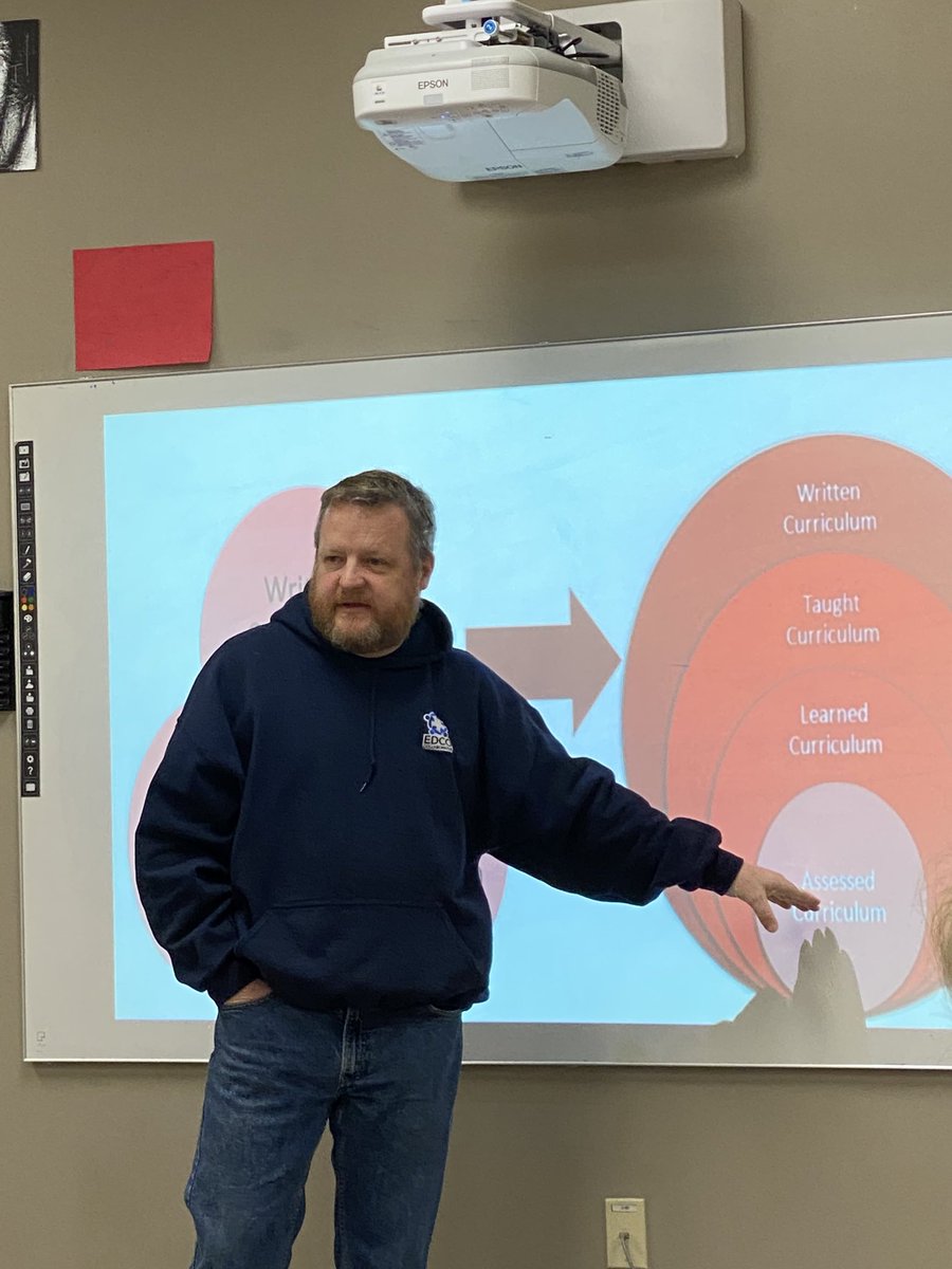 It’s a PD Day! ⁦<a href="/KelleyPhD/">Andrew P. Kelley</a>⁩ providing professional learning to #edcocollabortive staff on creating curriculum units with new collaborative tools.