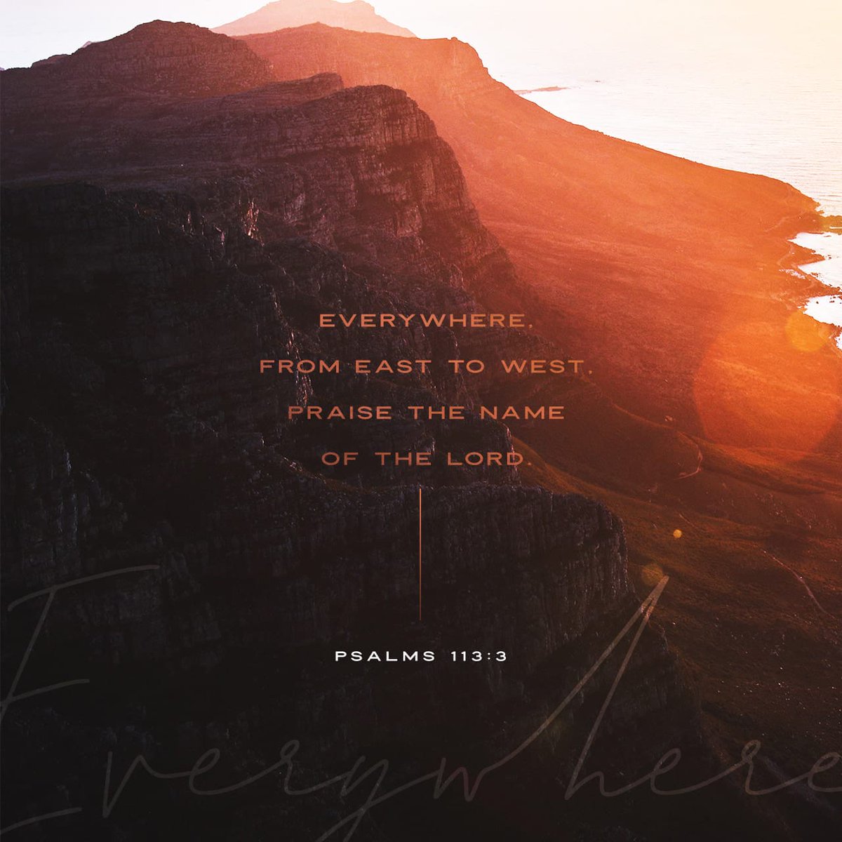 GraceloGener's tweet photo. Everywhere—from east to west— praise the name of the Lord .
Psalms 113:3 NLT

#DailyBibleVerse
#17of366
#JesusIsKing
#Amen https://t.co/7I8V6kqFMu