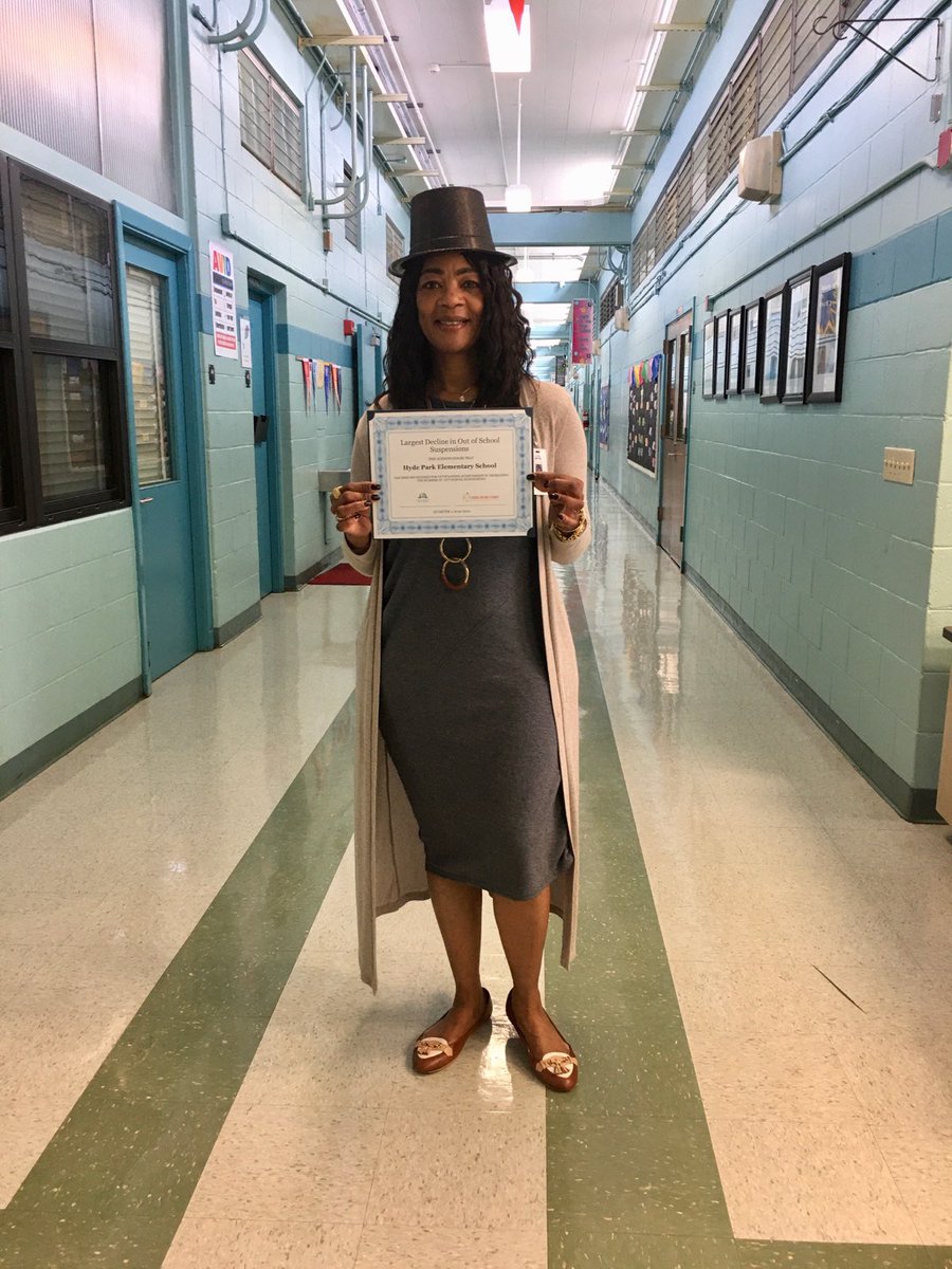 SchCultureDCPS's tweet photo. Kudos to Hyde Park ES! They are top of the class in a decline in out of school suspensions through quarter 2! Way to go!! #RestorativeJustice #NoOSS #TeamDuval #PBIS #ParentShadowing #TopOfTheClass 🎩 https://t.co/7TdcKjtMhq
