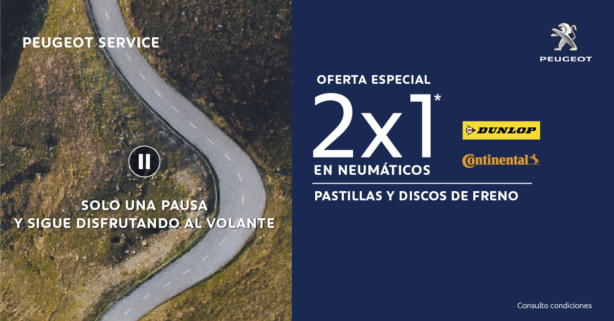 ¿Un viaje o dos?¿Duplicar sueldo?.🚗😁 Está claro que lo doble de muchas cosas es mejor.

Por eso, queremos darte el doble en seguridad si vienes este mes. 

Te ofrecemos un 2x1 en neumáticos Dunlop y Continental y en pastillas y discos de freno.*😃  

#FelizViernes