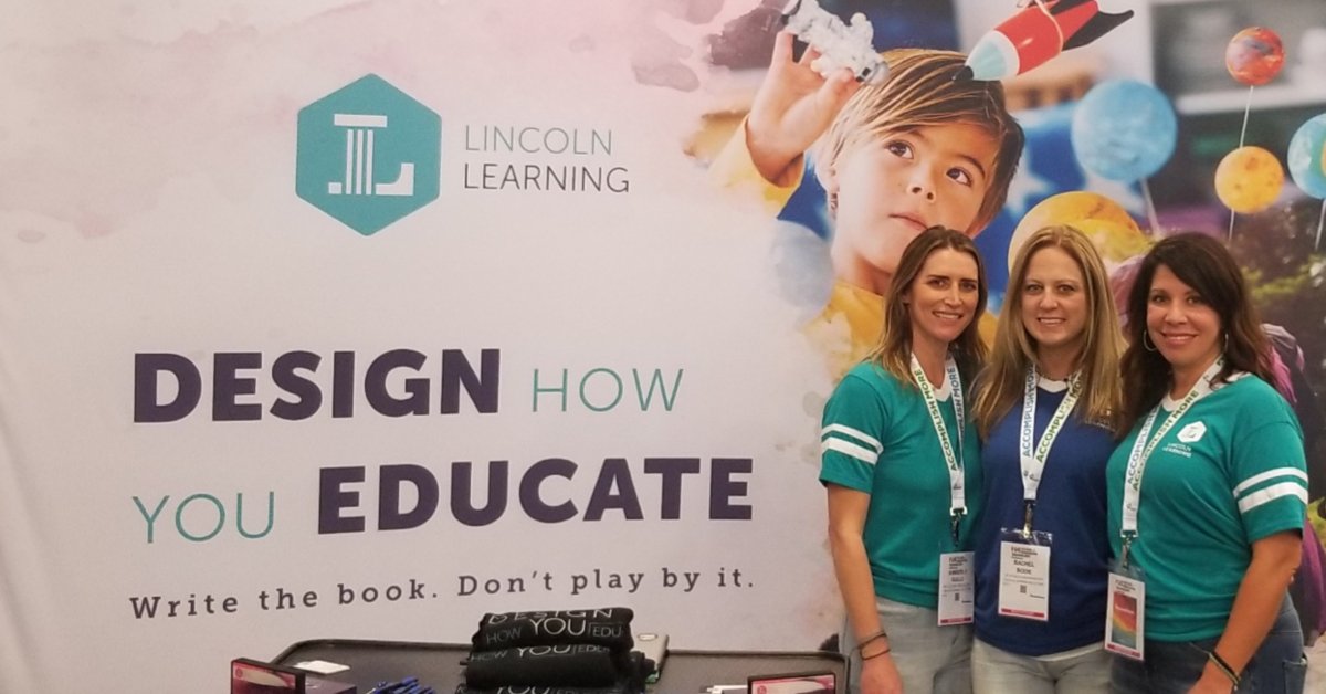 LincolnLearning's tweet photo. If you're heading home from #FETC and haven't visited booth 4935, you're missing out! Swing by and ask how we can create a tailored #edtech solution to meet your students needs. #DesignHowYouEducate https://t.co/472dcnxDCL