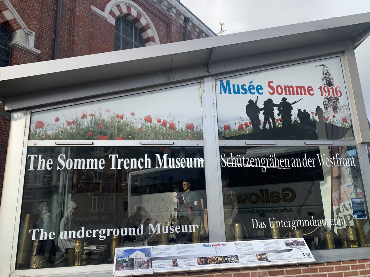ToursSolway's tweet photo. A great visit this afternoon to the Musee Somme 1916 in Albert as part of the #DiscoveryTour2020
#SolwayBattlefieldsTours #DiscoveryTour2020 #WW1 #Somme @Museesomme1916 https://t.co/5VSVKgrSTy