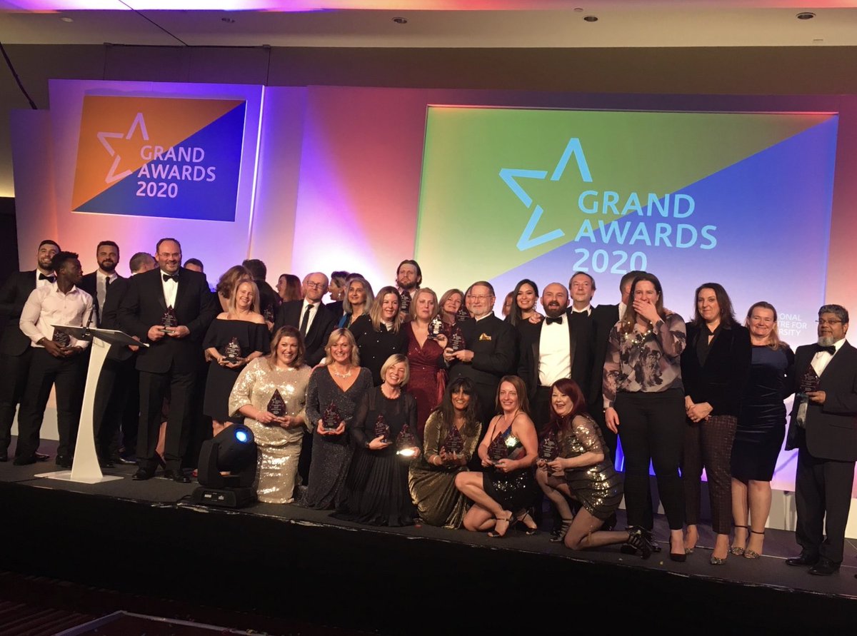 CAVC's tweet photo. So proud to have won The Most Innovative #EDI Initiative at the National Centre for Diversity Awards 2020
& gone up to 12th in their UK Top 100 Index for promoting Fairness, Respect, Equality, Diversity, Inclusion & Engagement!
#NCFD2020 #Inclusive https://t.co/vug0Mv9YJm