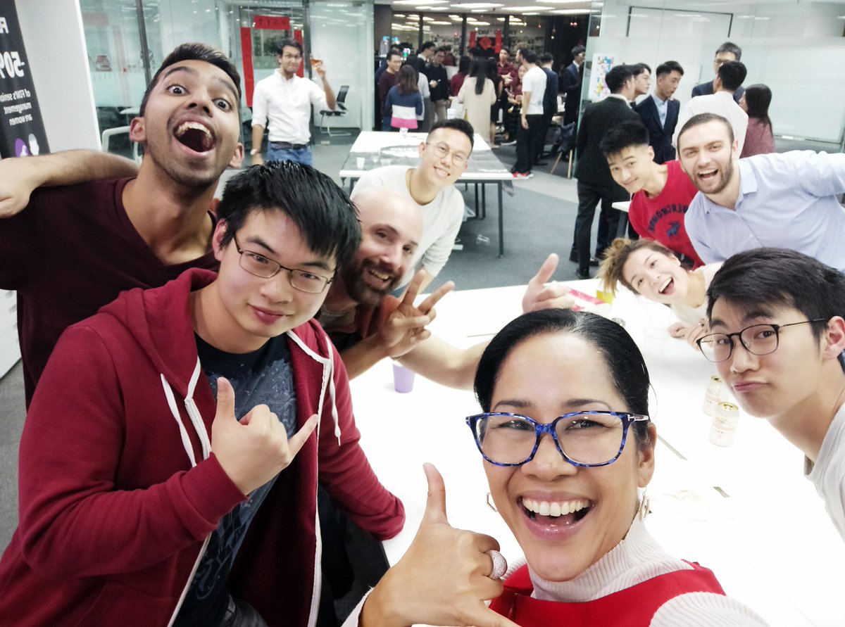 KepQuan's tweet photo. Welcoming in the #yearoftherat @FDMGroup HK. Another great opportunity to catch up with our consultants! 
#FDMCareers
#workhardplayhard https://t.co/RFWQ64ayXj