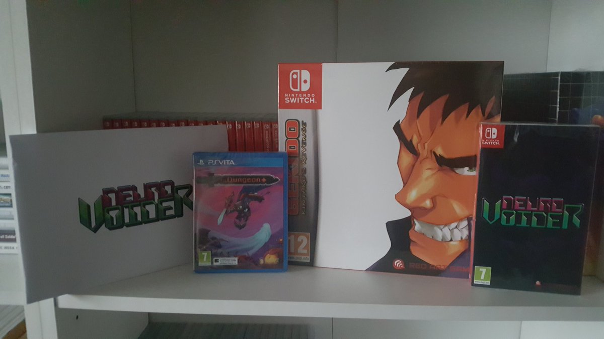 xTeleportLP's tweet photo. My next games from @REDARTGAMES for Reviews are arrived. #NeuroVoider &amp; #Gekido for #NintendoSwitch and #BitDungeonPlus for #PSVita.
Stay tuned for some new #Reviews on @Nintendo_Verse_ 😁
#SwitchCorps
#VitaIsland https://t.co/4q1FLAMY0e
