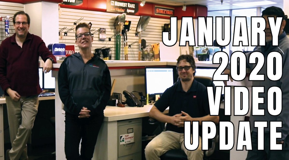 TurfEquipSupply's tweet photo. The January 2020 Video Update is here! https://t.co/OtlUMQfCn9 https://t.co/MP2kMM2eKC