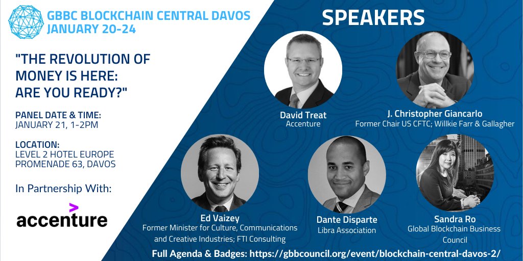 giancarloMKTS's tweet image. Looking forward to discussing the #DigitalDollarProject with great panelists next week in Davos at @GBBCouncil