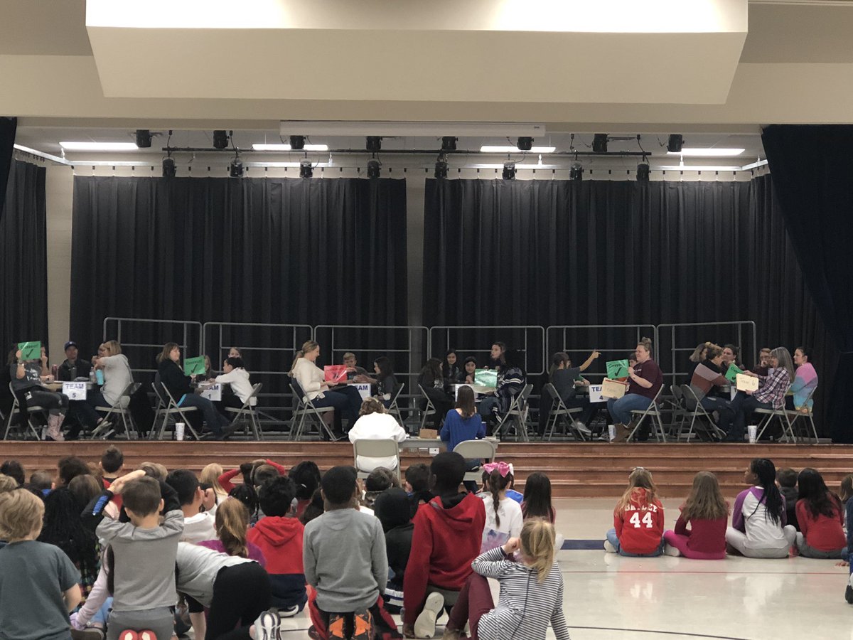 JCTElementary's tweet photo. Ultimate Book Challenge is underway at JCT! Good luck to all of our teams, students and teachers! #JCTGoForLaunch https://t.co/TmsOSNKgdO