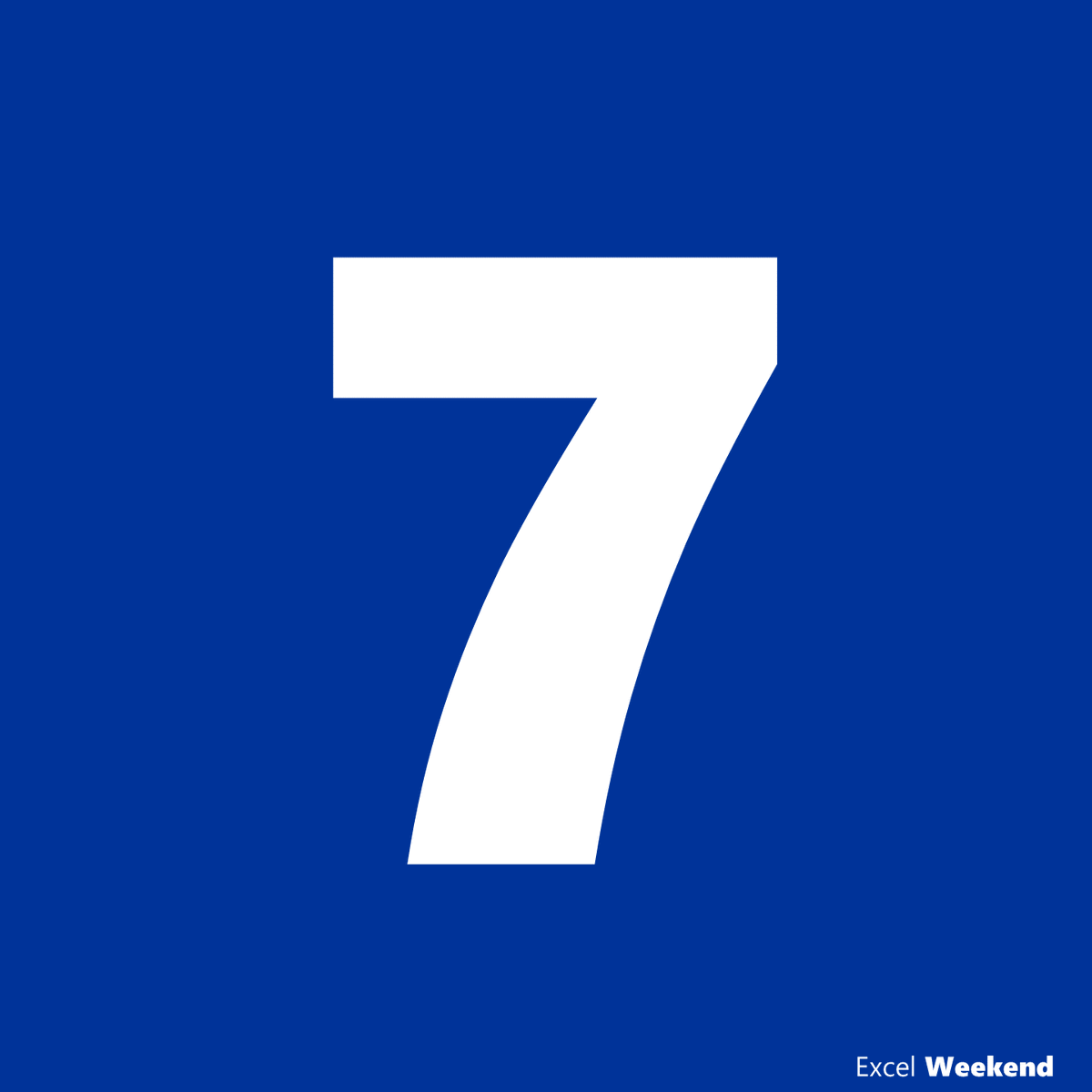 ExcelWeekend's tweet photo. Faltam 7 dias para o @ExcelWeekend! 🤩
#Excel #ExcelWeekend #EW6 https://t.co/JJWemGVNdq