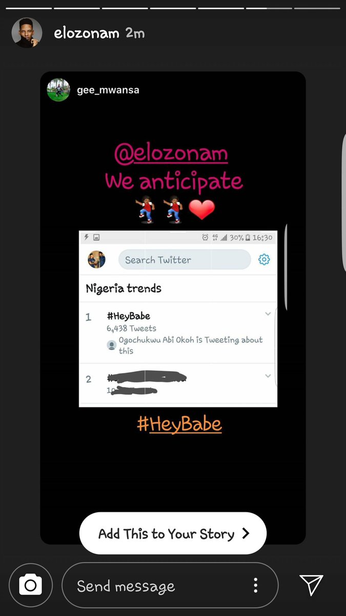 Gee28171638's tweet photo. Am on Elozonam's Instagram stories 😭😭❤😍😍💃💃❤
I made it!!!! 
#HeyBabe https://t.co/zKcHHeOI4j
