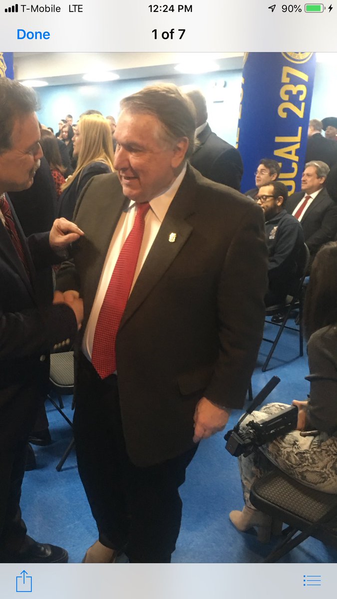 FelixWOrtiz's tweet image. A pleasure to join @Teamsters President Hoffa at #local237 swearing in of local President Gregory Floyd #teamsters