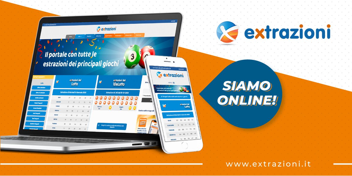 ElavWeb_'s tweet photo. Uno dei nostri ultimi progetti 😎 https://t.co/Eb6jDfqkyN | Il portale con tutte le estrazioni dei principali giochi.
Scopri il sito web: https://t.co/OuPpTIeIuL

#sitoweb #estrazioni #nuovositoonline #elavweb #superenalloto #lotto #10elotto #sivincitutto https://t.co/xWQTzYxJyO