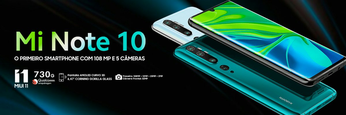 Giuby6's tweet photo. XIAOMI MI NOTE 10: THE FIRST SMARTPHONE WITH 108 MEGAPIXEL SENSOR UNVEILED, https://t.co/O50mXvAgug https://t.co/k2uMfiysIx
