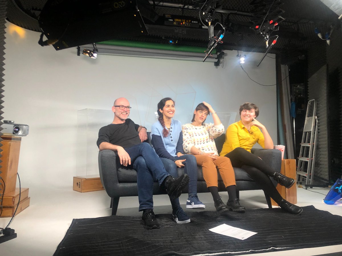 natswilson's tweet photo. In FW Studios today filming 'FW Reacts'. Great to see our awesome team in front of the camera for a change. You're all very funny. 😂 #fwreacts #fwstudios https://t.co/G0xMDbPh5B