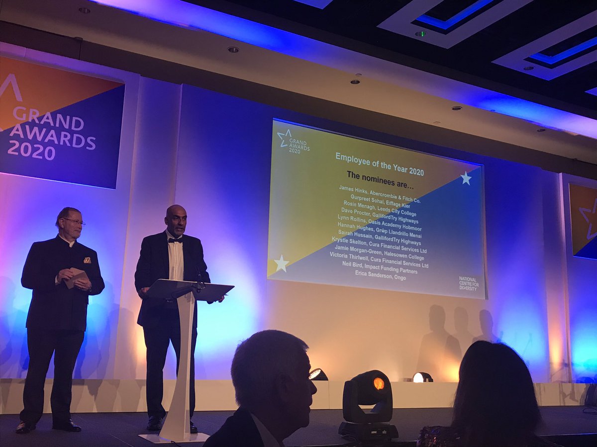 kelly7hussain's tweet photo. Another successful evening @NCFDiversity, all worthy winners. The BSL interpreters were incredible. Well done Neil Bird for being nominated Employee of the Year. Thanks to @CDO_Scotland & @ImpactFundingCE for supporting my involvement as one of the judges #NCFD2020 https://t.co/fBnpRlX7YB