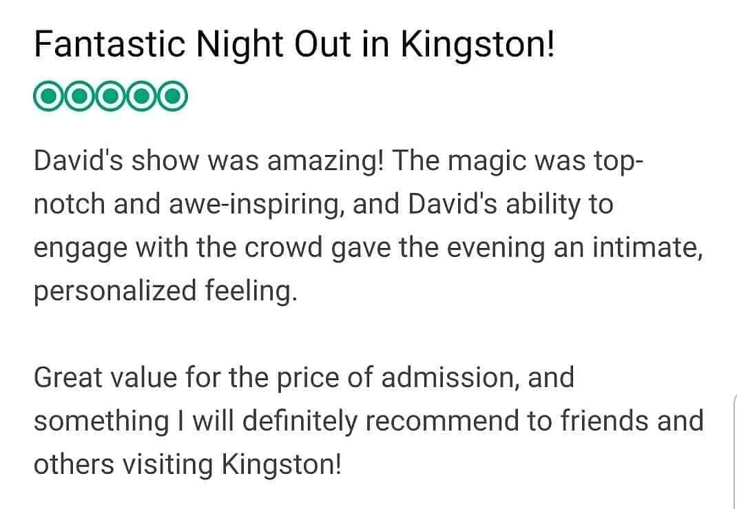 Sincerely thank you to everyone who has came to see the shows thus far, and to those that are attending in the coming months.

Thank  you to those that took the time to write a review on TripAdvisor.

Thanks to everyone who have helped us make this dream a reality!

#ygk #share