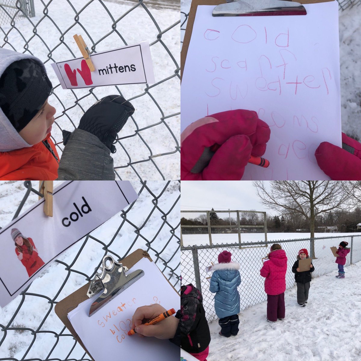 MorgadOutdoors's tweet photo. Friday’s are deemed FUNKY; Fair, Understanding, Nurturing, Kind and a Yearning for learning! At one of our centres Ss were spotting certain winter words and printing them once they were found! One Ss wrote 8 words and won our FUNKY award! Way to go! #developingliteracyskills https://t.co/5DmbB545Cx