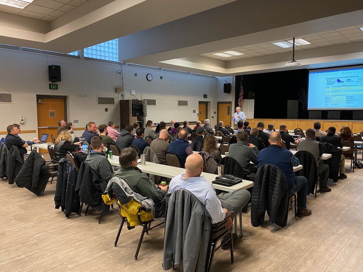 Helicopter Safety Alliance <a href="/HelicopterSafe1/">Helicopter Safety Alliance (HSA)</a> and FAAST <a href="/FAASafetyBrief/">FAA Safety Alerts</a> at Minneapolis Safety Stand-Down today sharing safety info in interactive presentations for pilots &amp; mechanics. #safetyculture #trainingworks #makingadifference