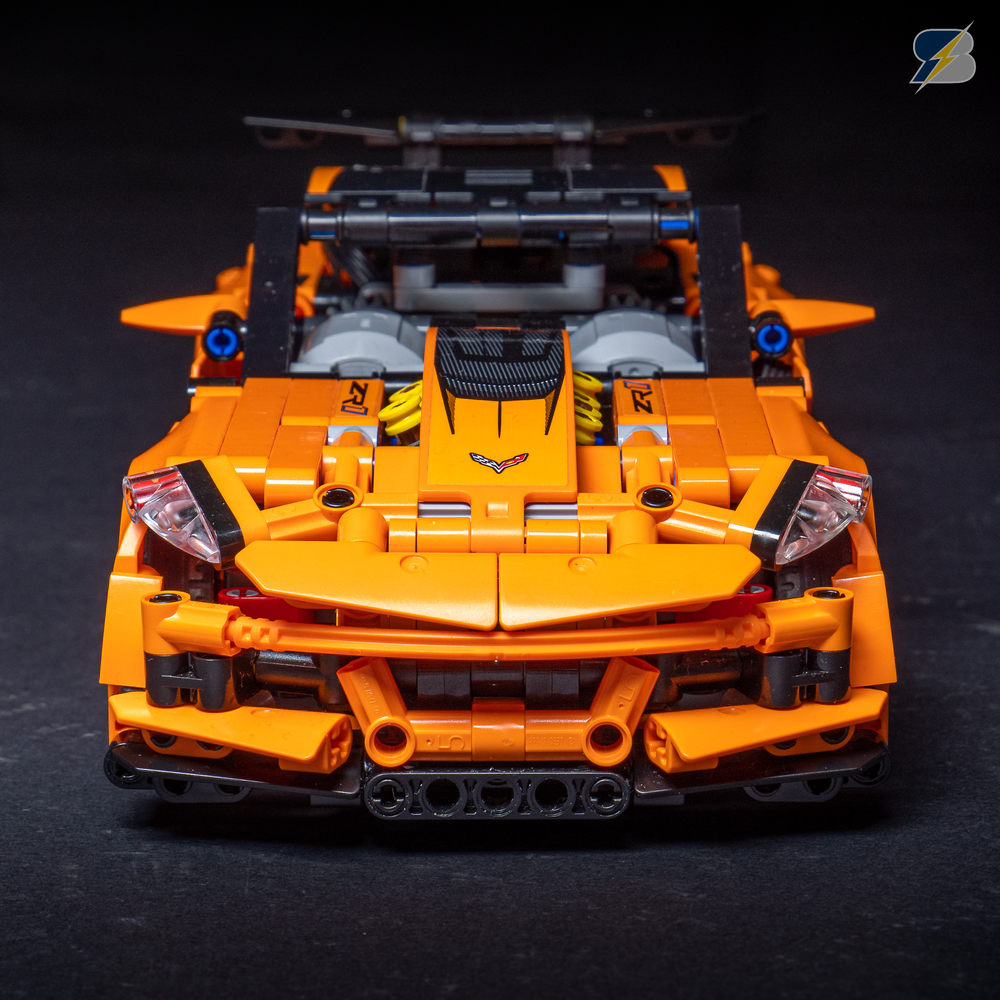 RacingBrick on "LEGO Technic 42093 Chevrolet Corvette ZR1 redesigned &amp; motorized. Details, video &amp; instructions here - https://t.co/ZTL8H1LgTx #lego #legotechnic #corvette #remotecontrol #buwizz #legorc https://t.co ...