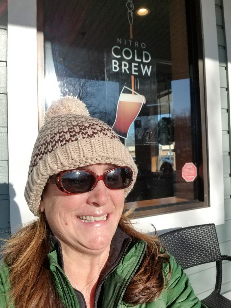 OceeIST's tweet photo. How do you earn a Starbuck's and make it healthy? Walk there and back with a lifelong friend and order green tea!! #oceestrong https://t.co/fyKQkHsW3e