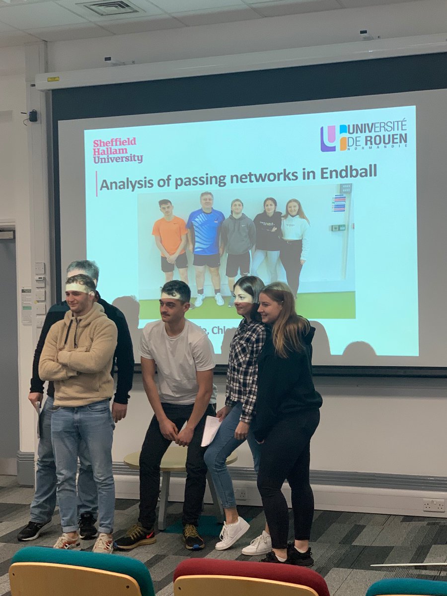 DrJoeStone's tweet photo. The winter school comes to a close with some excellent student presentations. On to Rouen next for the summer school in May @big_degree @SHUSportPhysAct https://t.co/QaC37PZIpo
