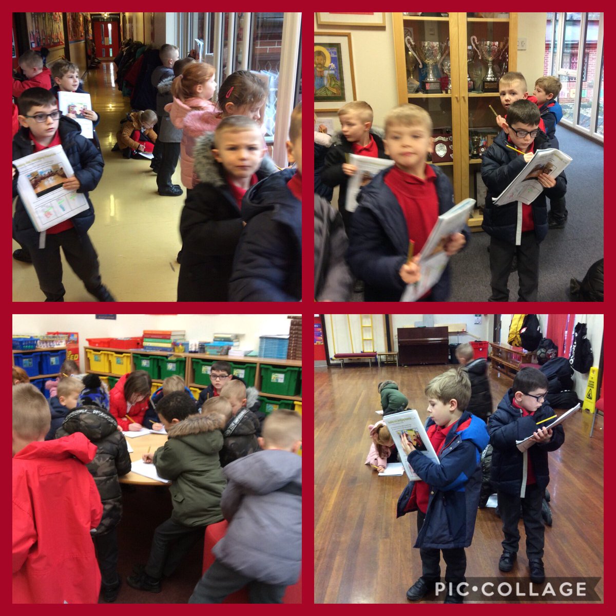 year1sjb's tweet photo. We found lots of objects made from different materials on our hunt today @HTStJosephs #StJosScience https://t.co/AmCKH3fdED